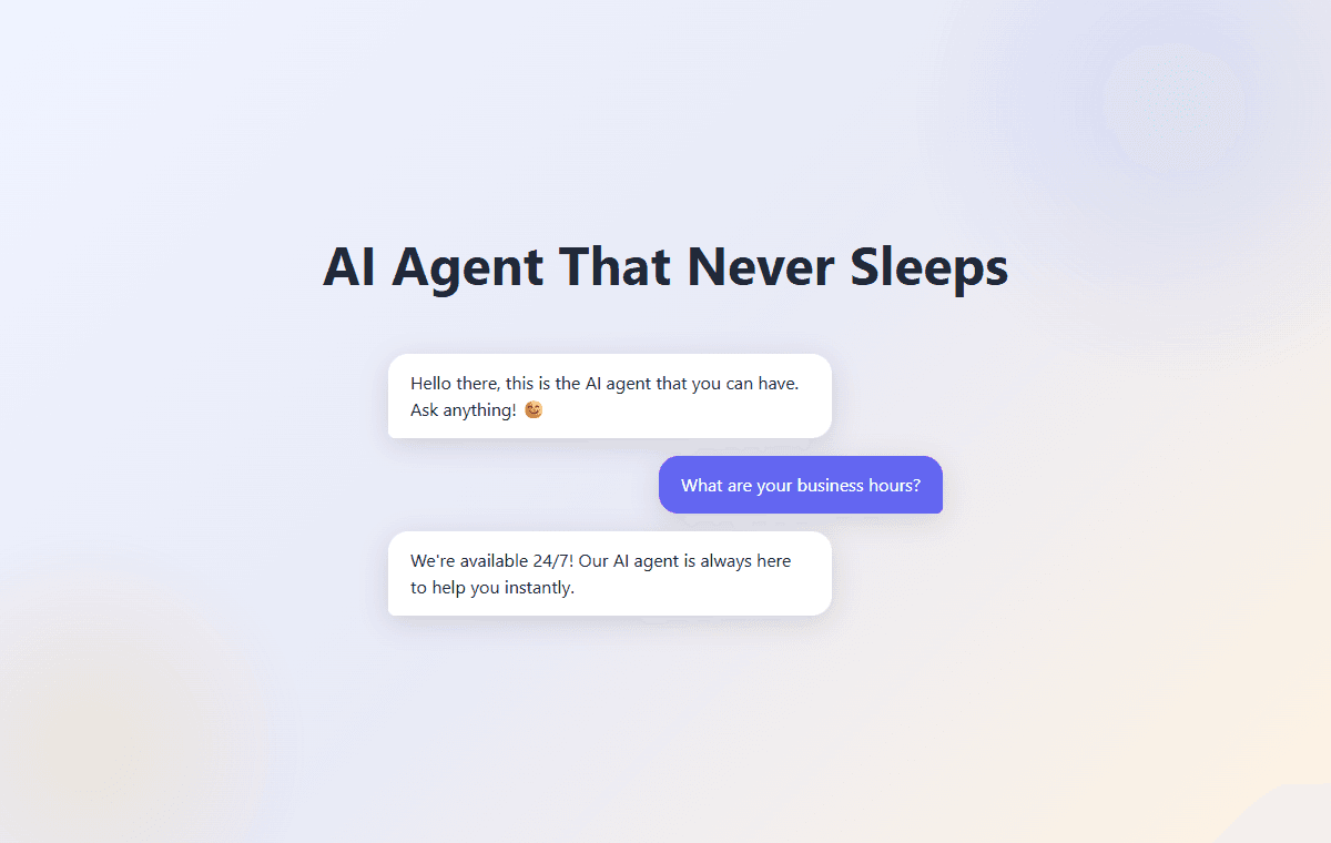 Screenshot of Asyntai