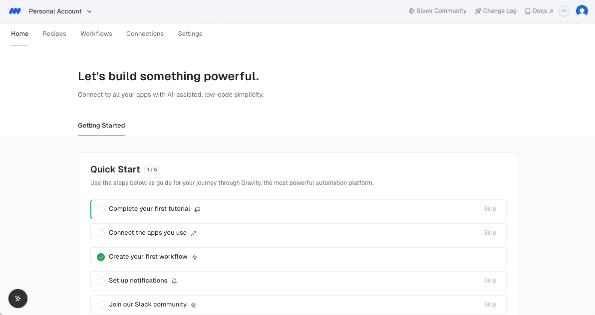Screenshot of MindCloud