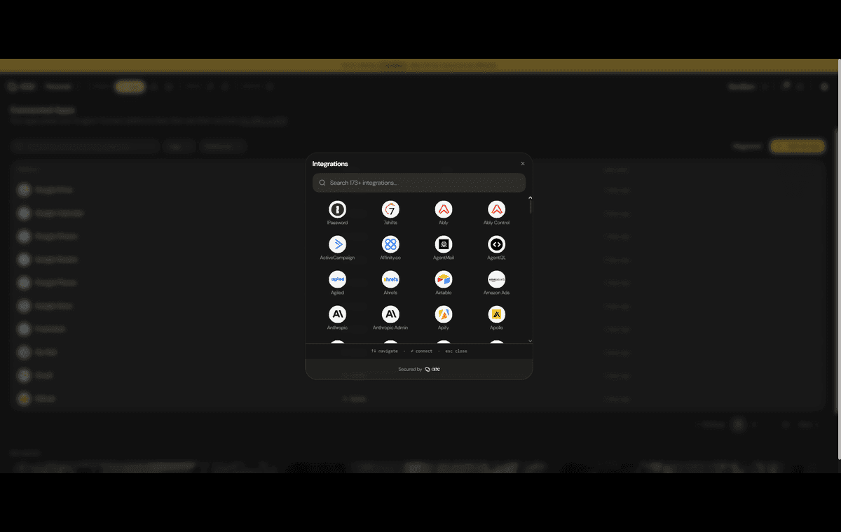 Screenshot of One