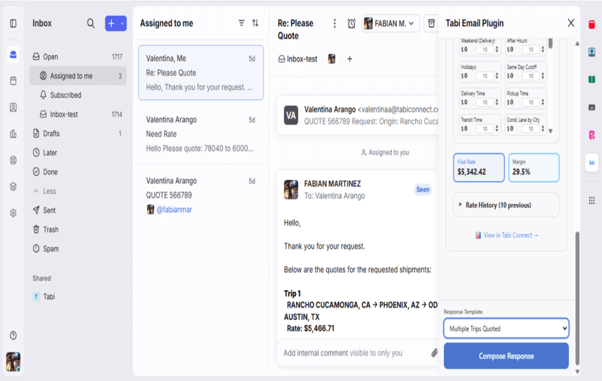 Screenshot of Tabi Connect