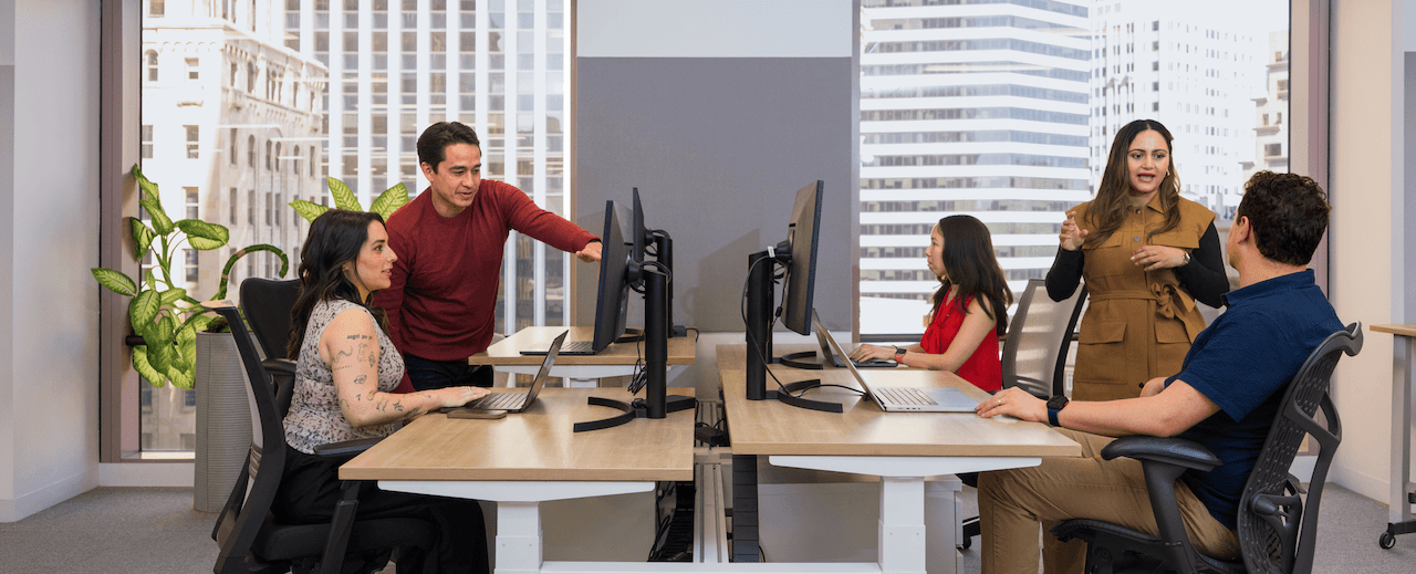 The Front team at the San Francisco office
