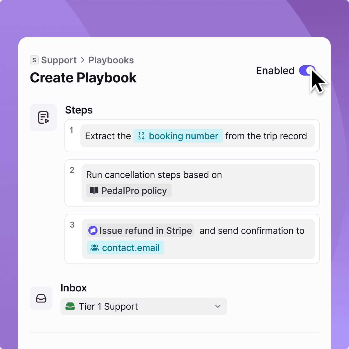 Autopilot playbooks