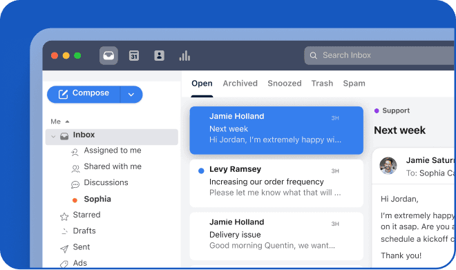 Front Product Interface Screenshot