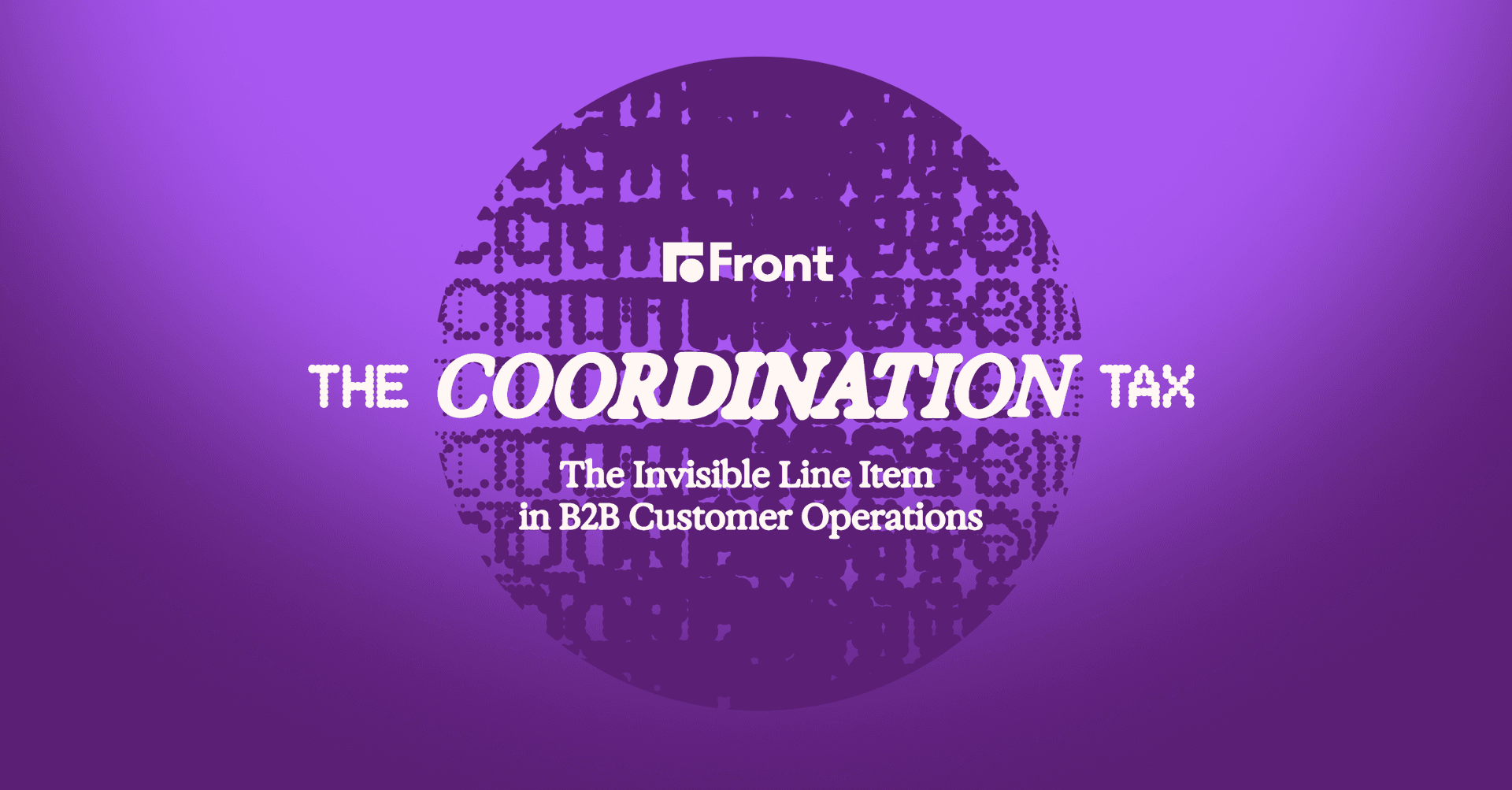 The Coordination Tax