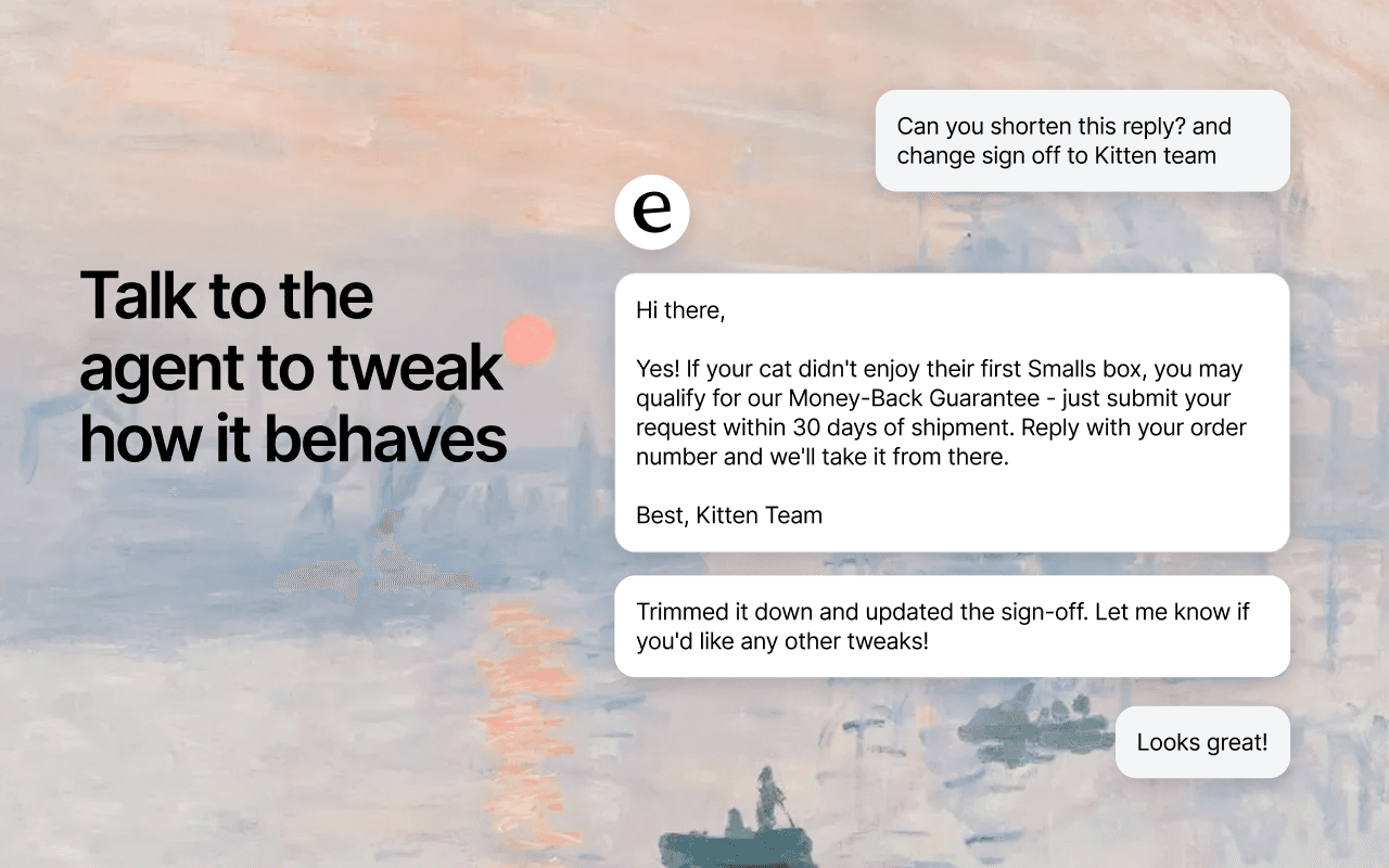 Screenshot of Eesel AI