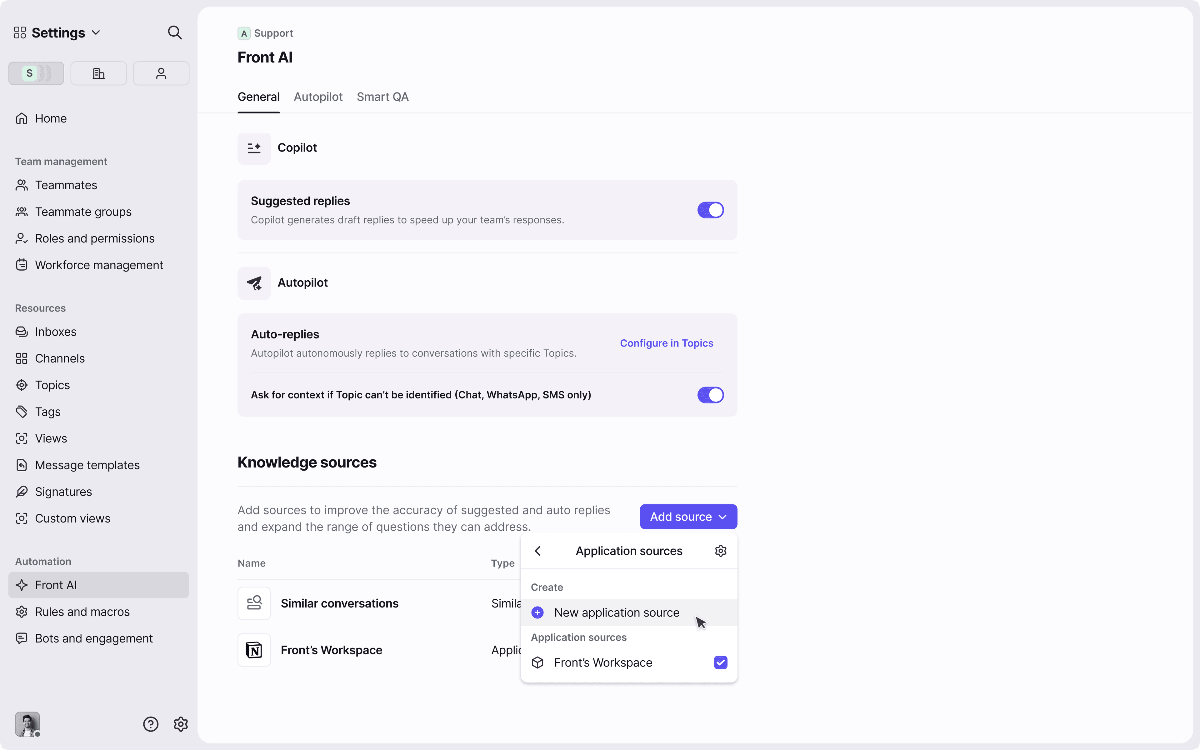 Screenshot of Notion
