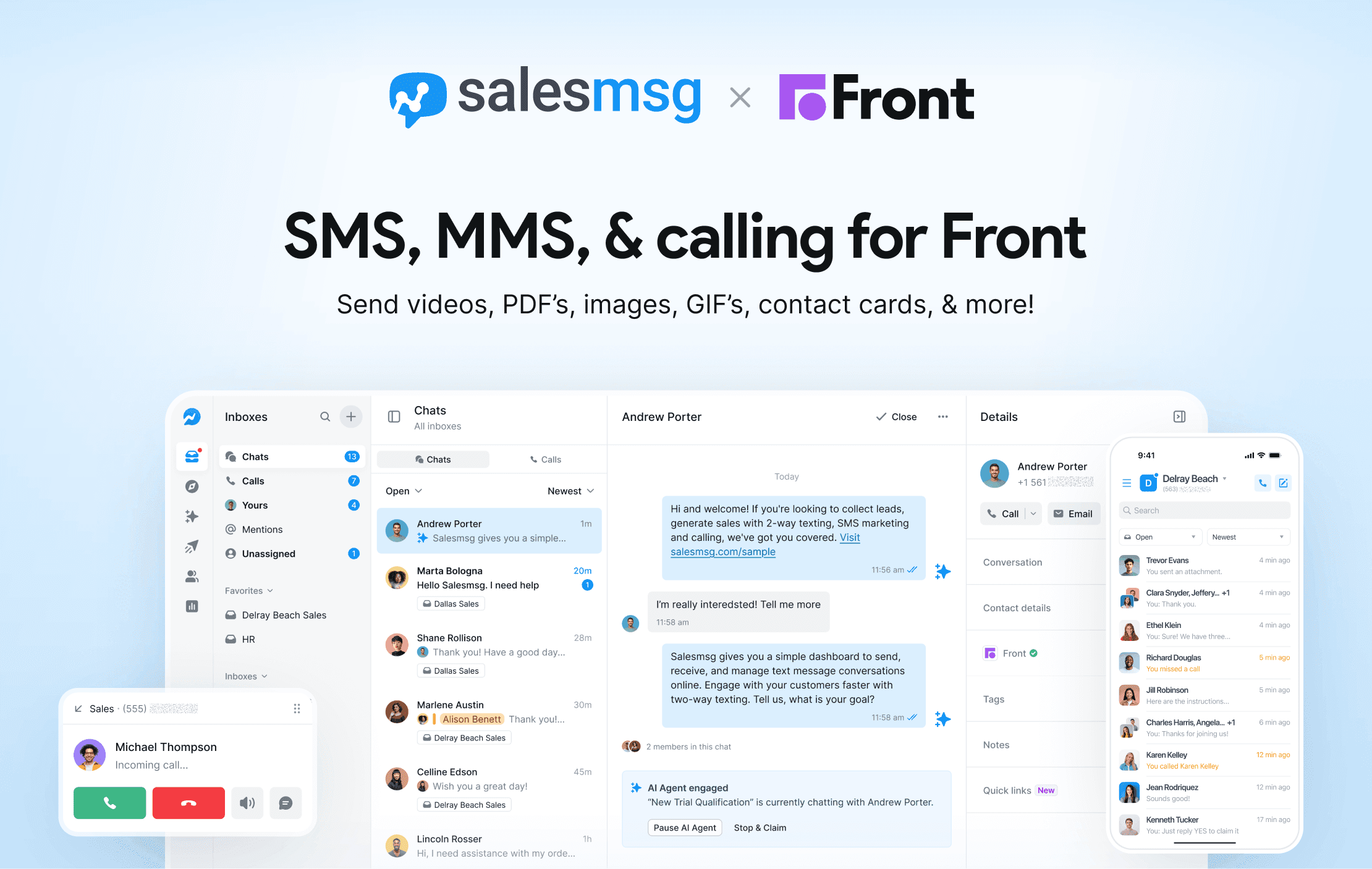 Screenshot of Salesmsg