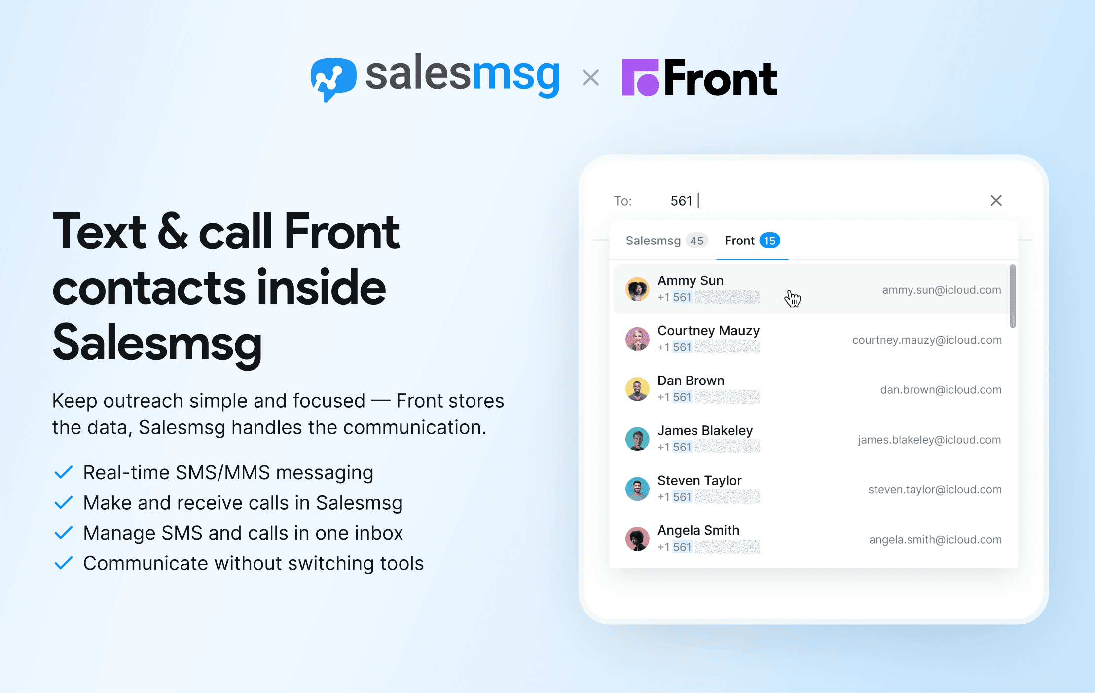 Screenshot of Salesmsg