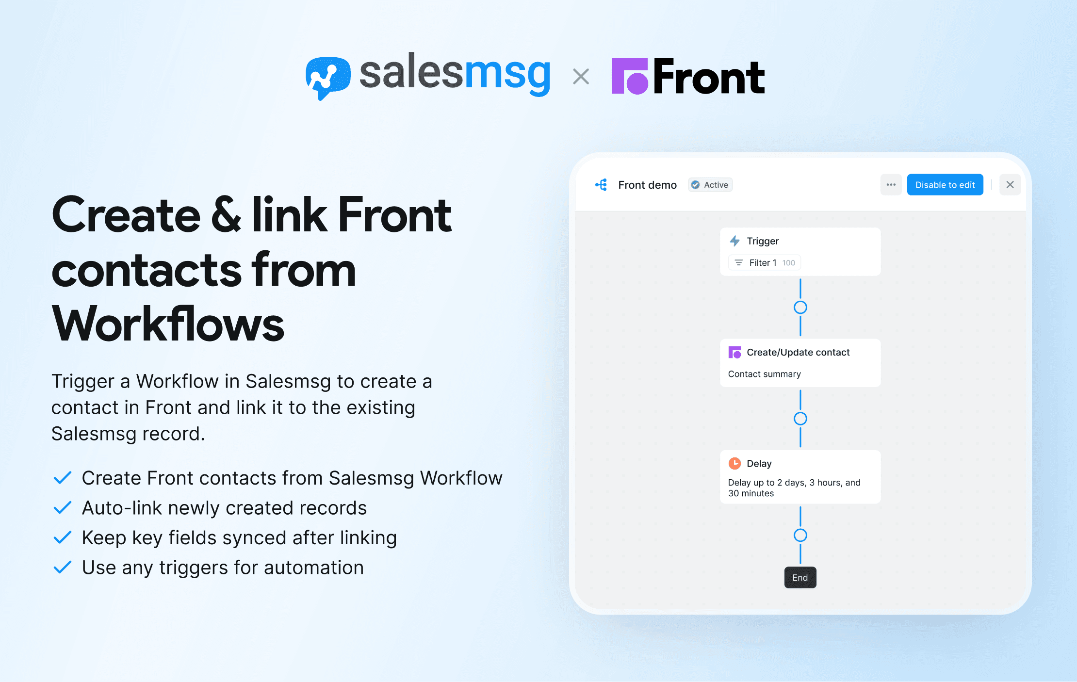 Screenshot of Salesmsg