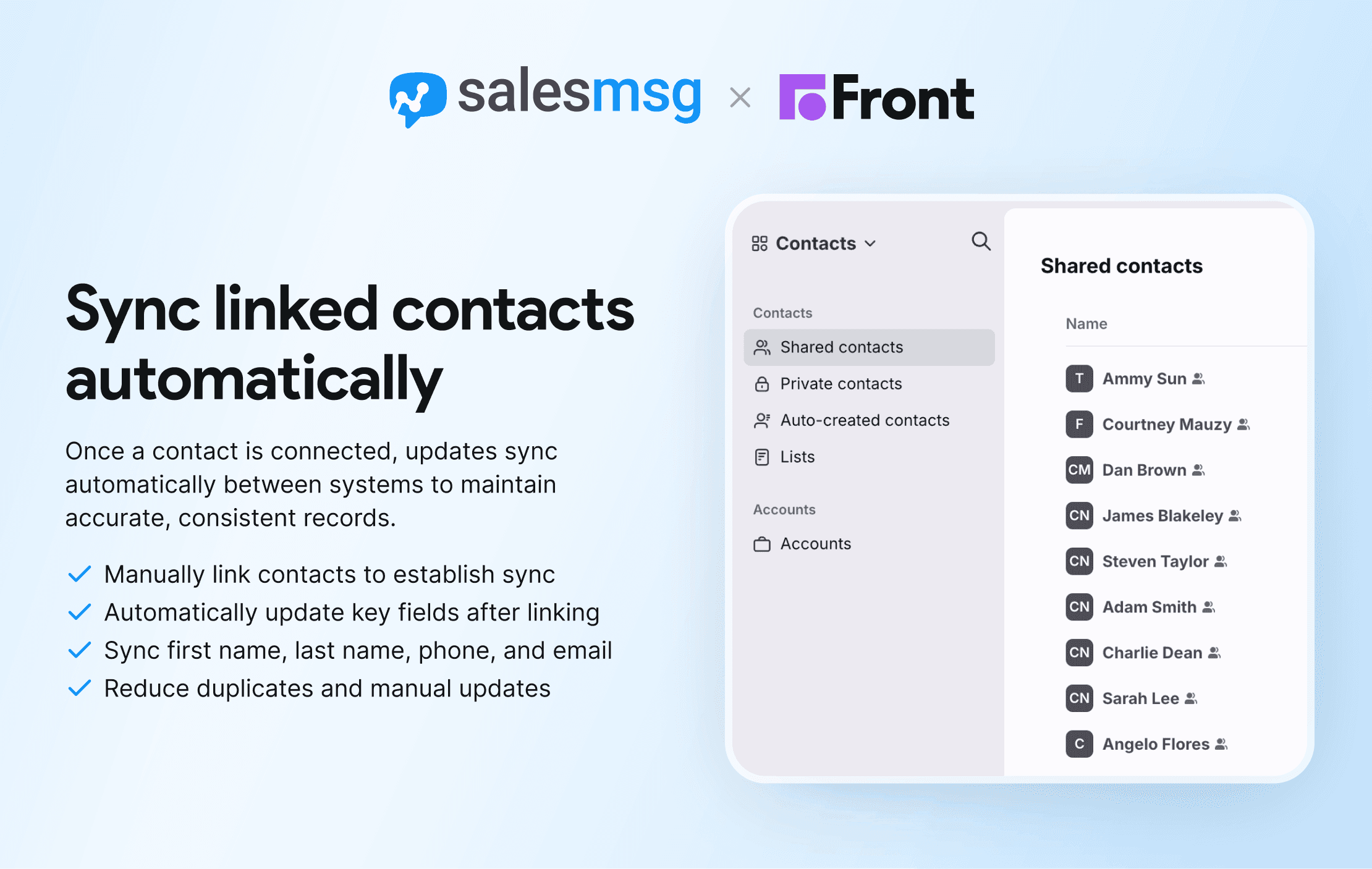 Screenshot of Salesmsg