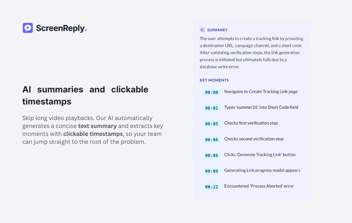 Screenshot of ScreenReply