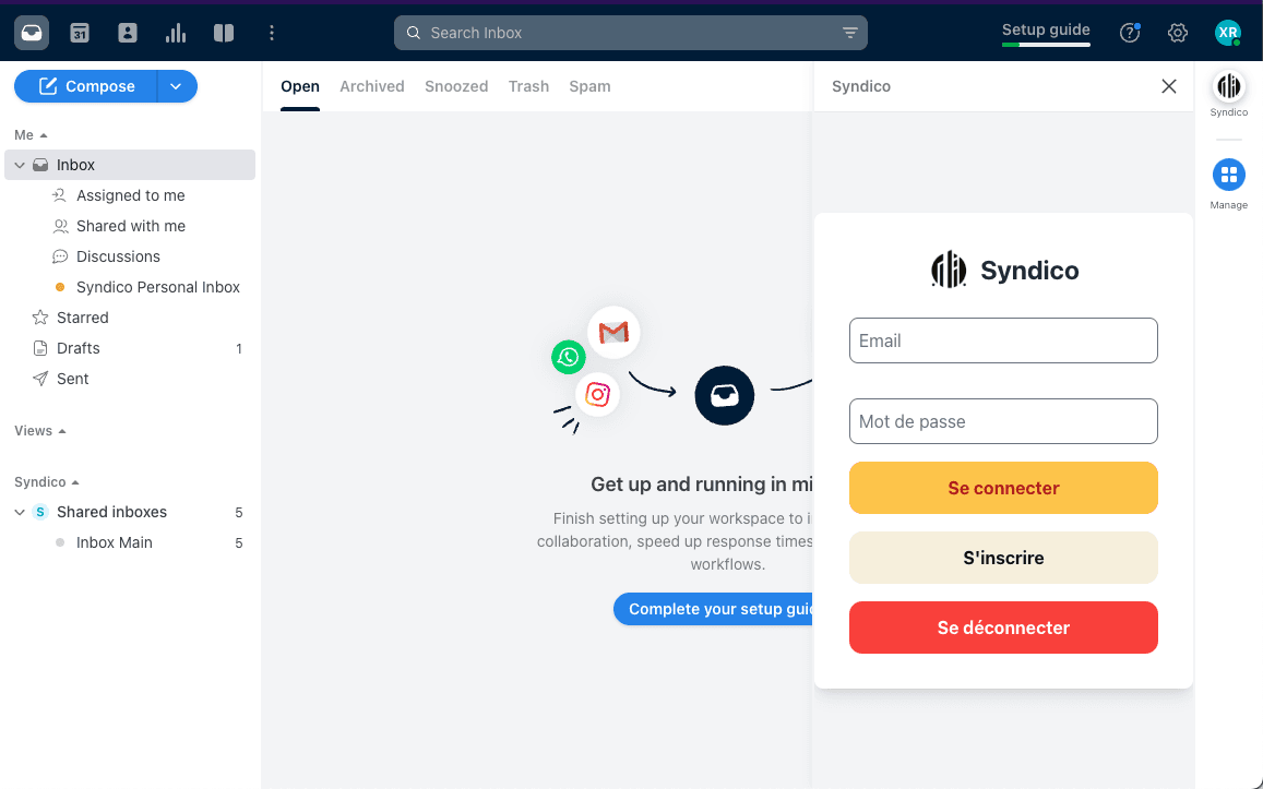 Screenshot of Syndico