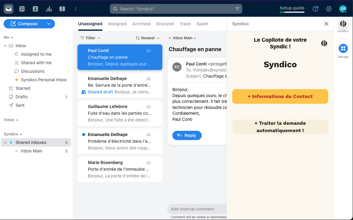 Screenshot of Syndico