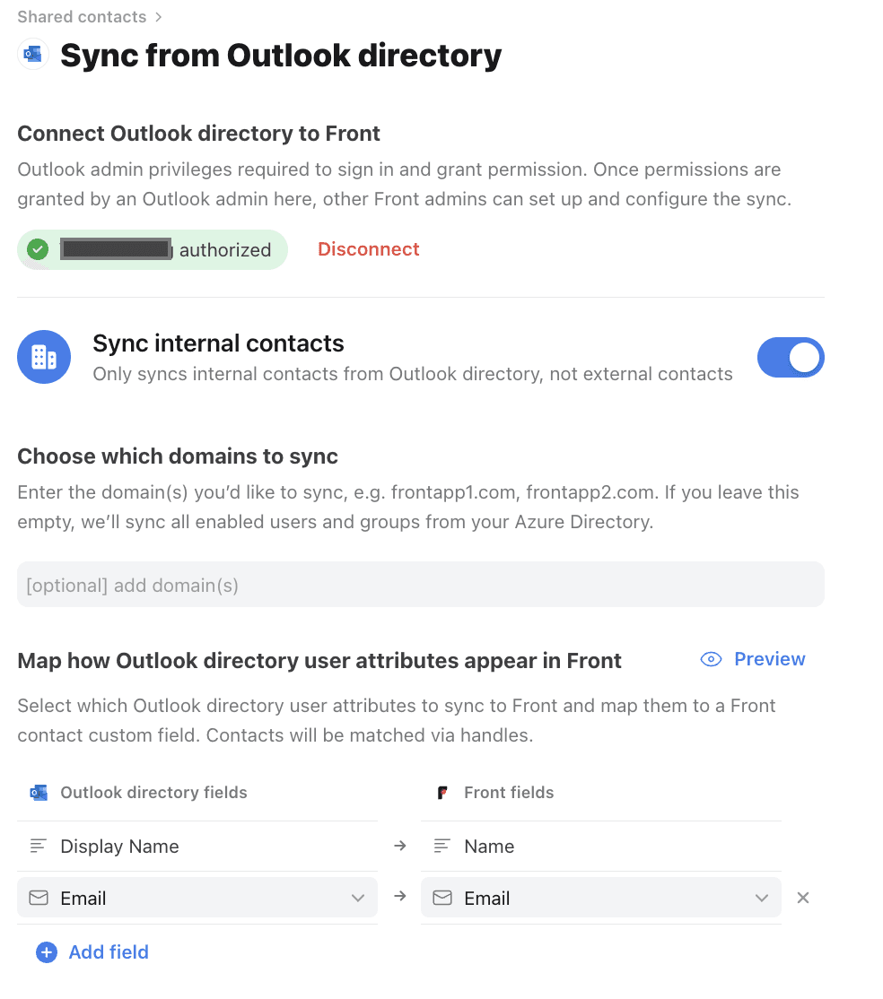 Microsoft Outlook 365 Integration | Front