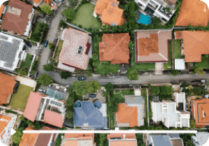 apartment buildings