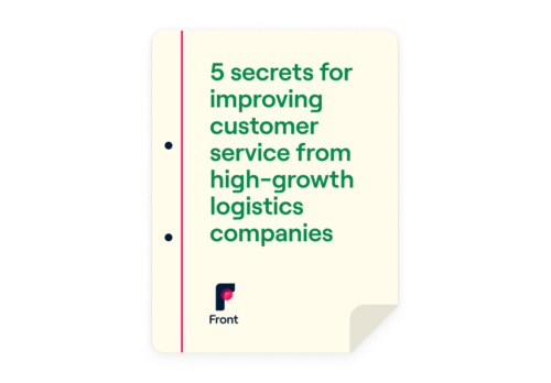 Improving customer service in logistics header image