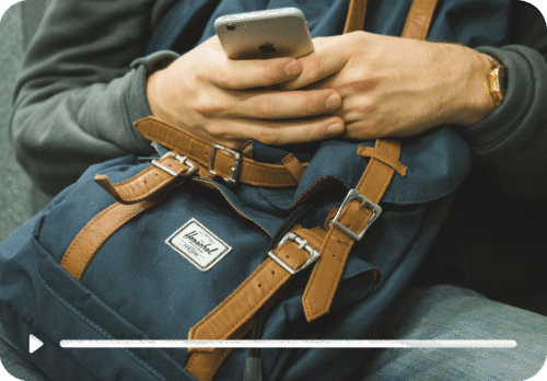 hands texting sms