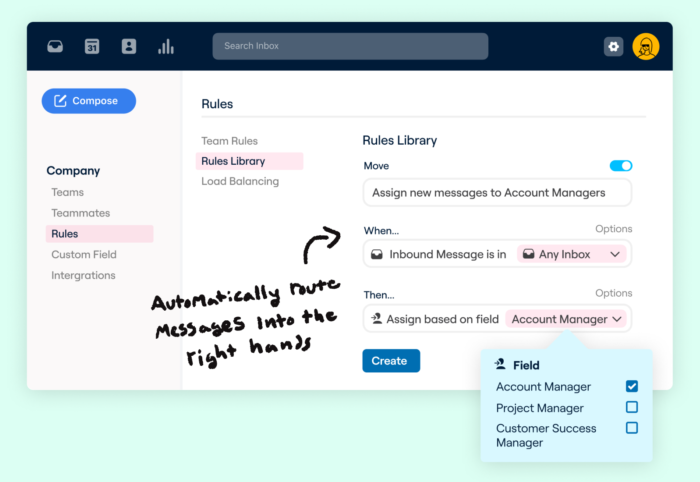 illustration of workflows in Front