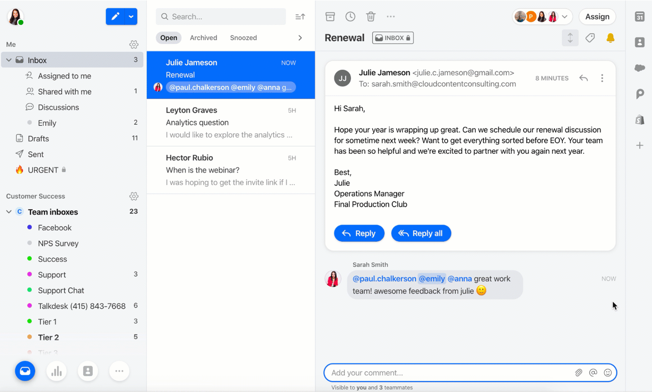 Use Outlook Reactions to Respond to Emails