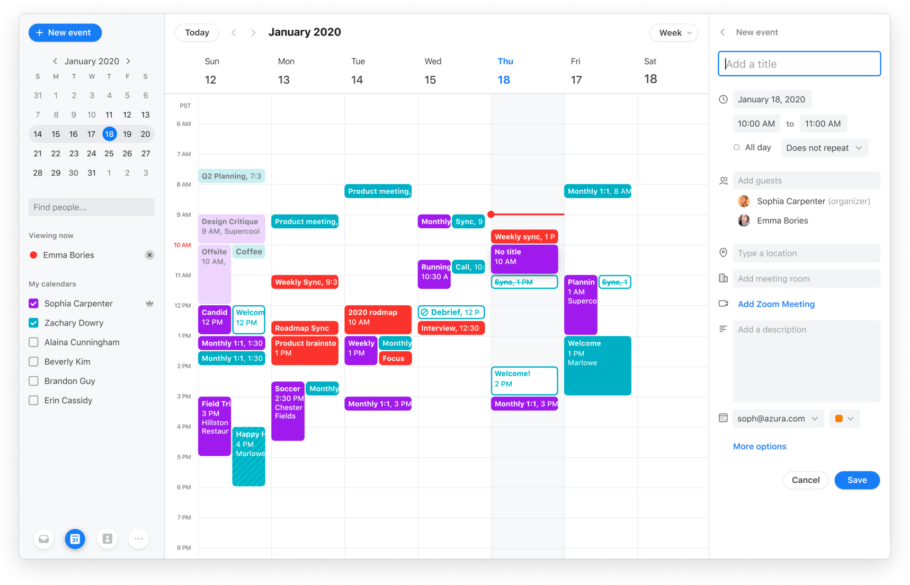 calendar for blog post