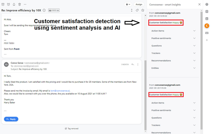 Screenshot of Convosense