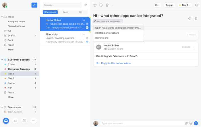 Screenshot of GitHub