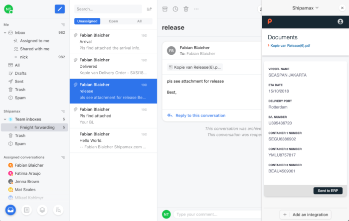 Screenshot of Shipamax