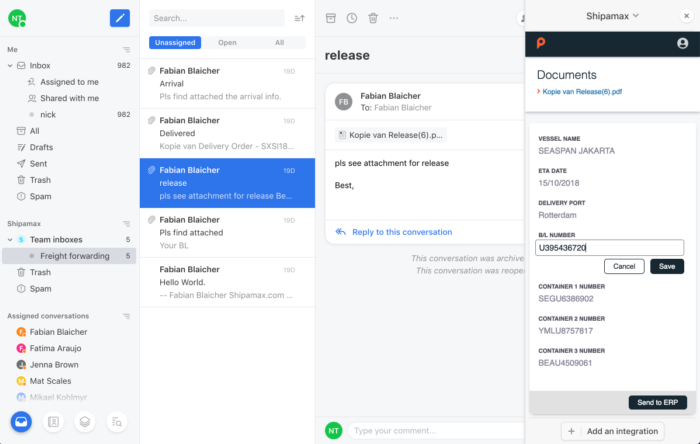 Screenshot of Shipamax