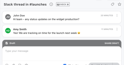 Slack Integration | Front