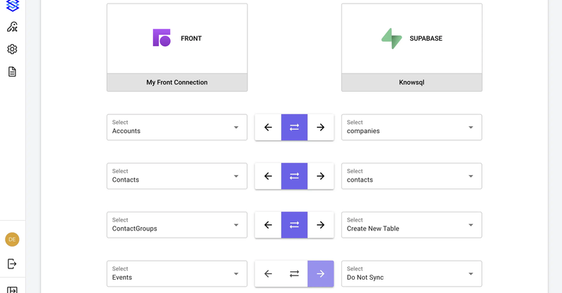 Stacksync Integration | Front